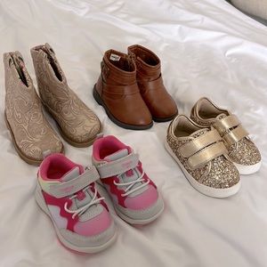 Toddler shoe and boots bundle
